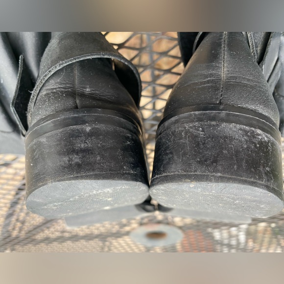 Matisse Engineer (Robbie) Side Buckle Black Leather Moto Biker Boots Size 6.5 - Picture 10 of 16